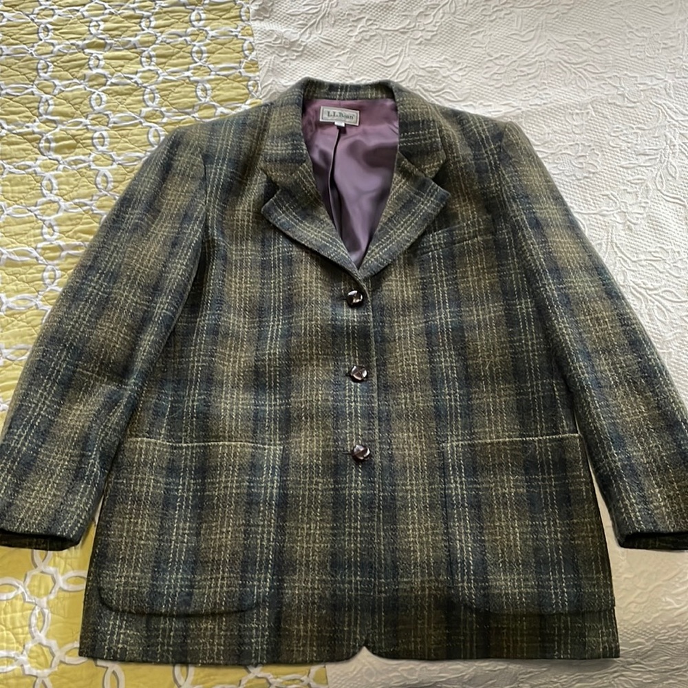 LL Bean Vintage Green Coat